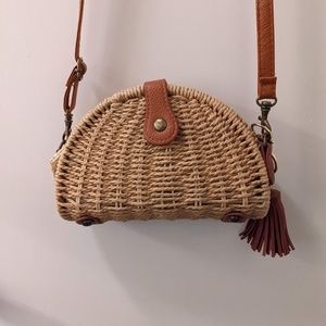 Straw Cross Body Bag